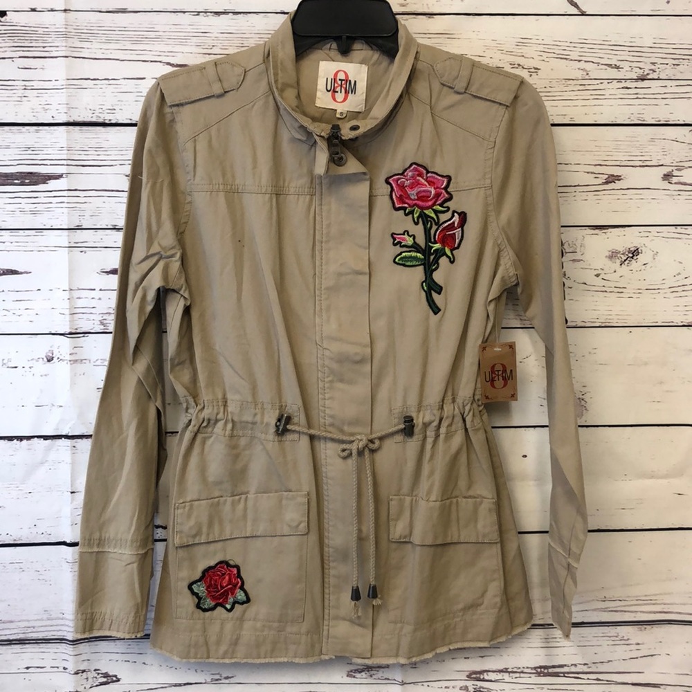 Ultim 8 drawstring khaki rose appliqué‎ utility